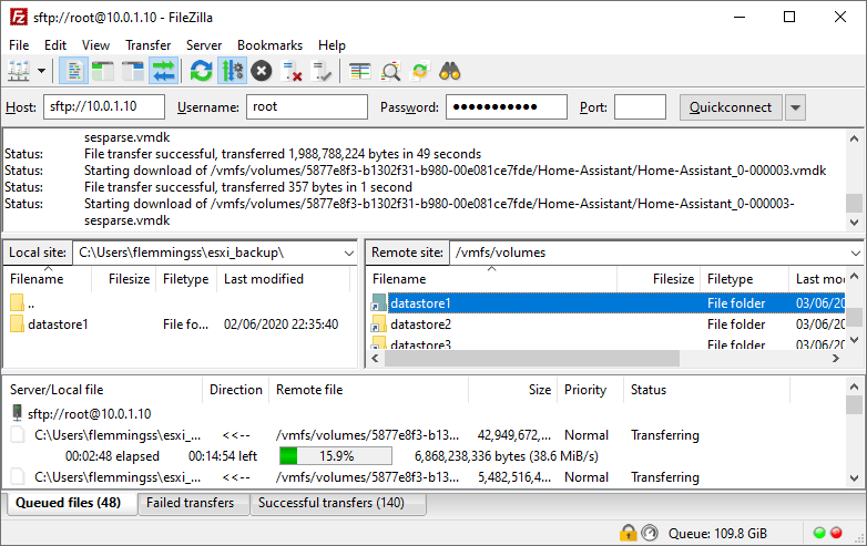 best way to download vmdk file from esxi