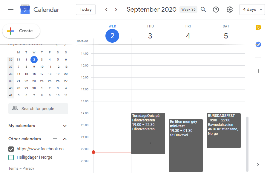 How to sync Facebook events to Google Calendar Flemming's Blog