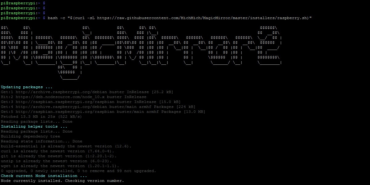 How to install MagicMirror² on a Raspberry Pi