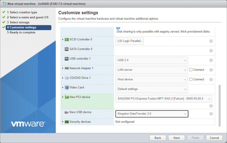 unraid setup virtual machine